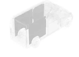 Legend Fleet Solutions Prom 159 ext high roof wall - light grey