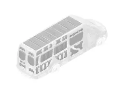 Legend Fleet Solutions Mercedes sprinter 170 ext temp shield thermal insulation full kit - grey high ro