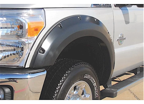 Lund International 11-16 F250/F350 FENDER FLARE ELITE SERIES RX-RIVET STYLE 4PC TEXTURED