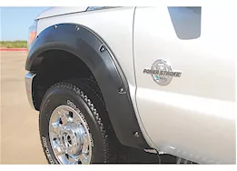 Lund International 11-16 f250/f350 fender flare elite series rx-rivet style 4pc textured