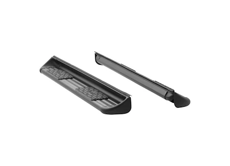 Luverne Truck Equipment SIDE ENTRY STEPS-BLACK RUNNING BOARDS BLACK TEXTURED POWDER COAT(BRKTS SOLD SEP)