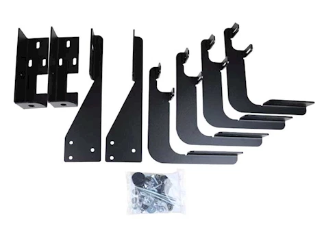 Luverne Truck Equipment 17-17 F250/F350/F450/F550 CREW CAB BRACKET KIT BLACK TEXTURED POWDER COAT