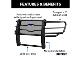 Luverne Truck Equipment 17-22 f250/f350/f450 prowler max black steel grille guard