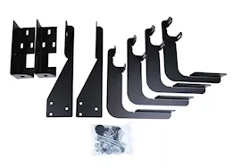 Luverne Truck Equipment 17-c f250/f350/f450/f550 crew/ext cab bracket kit black textured powder coat