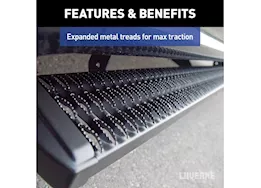 Luverne Truck Equipment 15-c transit 150/250/350 grip step 7in x 54in aluminum passenger running board fleet kit