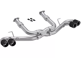 MBRP, Inc. 20-c corvette c8 6.2l ss 3 in cat-back exhaust system quad carbon fiber tips