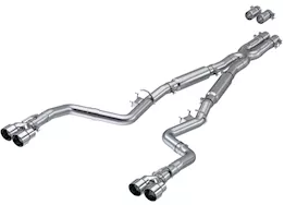 MBRP, Inc. 15-c challenger 5.7/6.2l/6.4l hemi aluminized steel 3 indual cat back quad tips (street version)