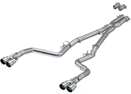 MBRP, Inc. 15-c challenger 5.7/6.2l 6.4l hemi aluminized steel 3 indual cat back quad tips (race version)