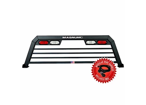 Magnum Truck Racks 2020-2022 GM 2500+ LOW PRO WITH MESH AND STROBES
