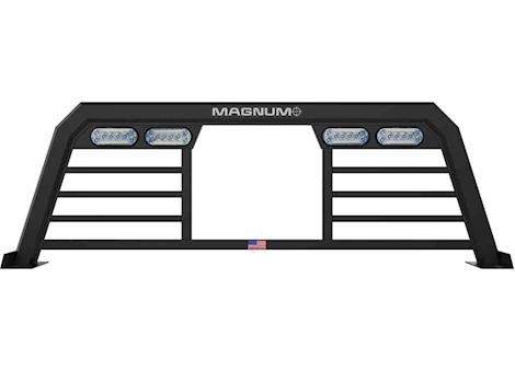 Magnum Truck Racks 20-22 F250/F350 SUPER DUTY LOW PRO WINDOW CUT HEADACHE RACK/BARS/LIGHTS