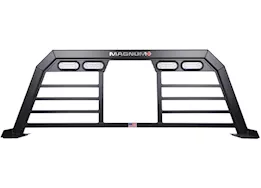 Magnum Truck Racks 24-c silverado 2500/3500 highpro window cut headache rack/bars/lights matte blac