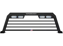 Magnum Truck Racks 24-c silverado 2500/3500 highpro headache rack/bars/lights matte black