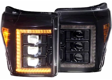 Morimoto Lighting 11-16 SUPER DUTY XB LED HEADLIGHTS (PAIR / AMBER DRL)