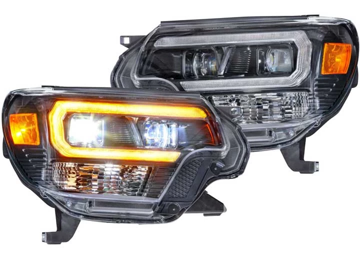 Morimoto Lighting 12-15 tacoma xb hybrid led headlights drl version pair amber Main Image