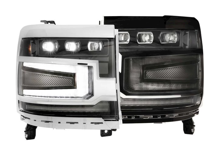 Morimoto Lighting 14-18 sierra xb led headlight assemblies black Main Image