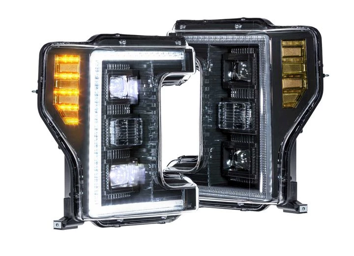 Morimoto Lighting 17-19 F250/F350 SUPER DUTY XB HYBRID LED HEADLIGHTS SMOKED