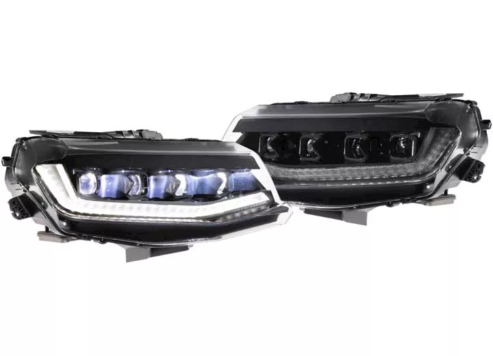 Morimoto Lighting Xb led headlights chevrolet camaro(16-18)(set/black)