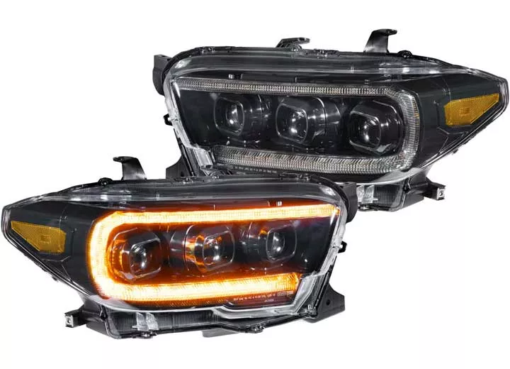 Morimoto Lighting 16-c tacoma morimoto xb led projector headlights (amber drl)