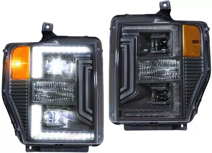 Morimoto Lighting 08-10 f250/f350 xb hybrid led heads(pair/asm)