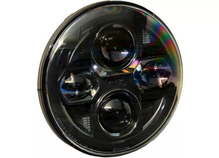 Morimoto Lighting Sealed7 2.0(7in round)(black)headlight(sealed beam)