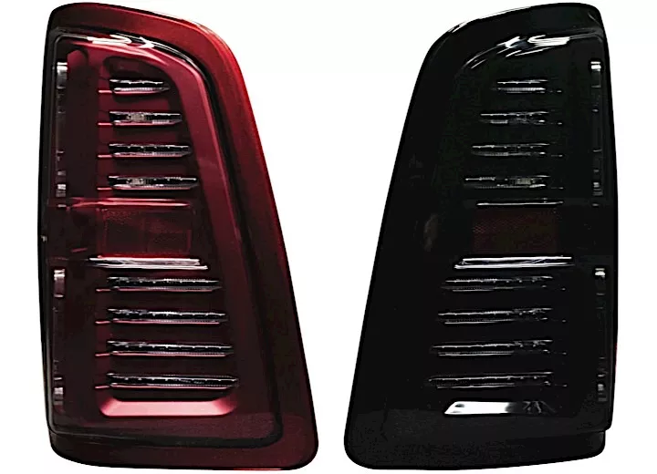 Morimoto Lighting 09-18 ram morimoto xb led tails(set/smoked)works w/ halogen lights only