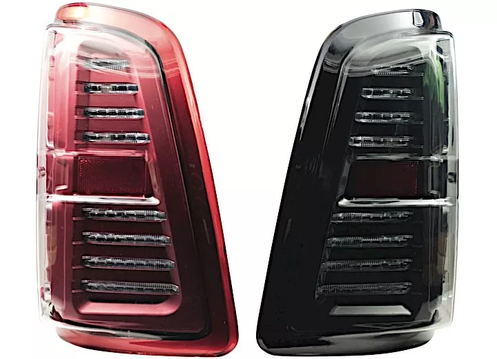 Morimoto Lighting 09-18 ram morimoto xb led tails(set/smoked)works w/ halogen lights only