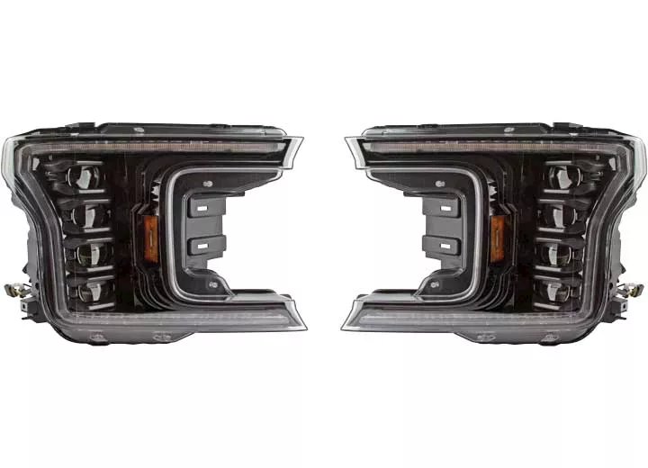 Morimoto Lighting 18-c f150 xb hybrid led headlights (set/smoked)