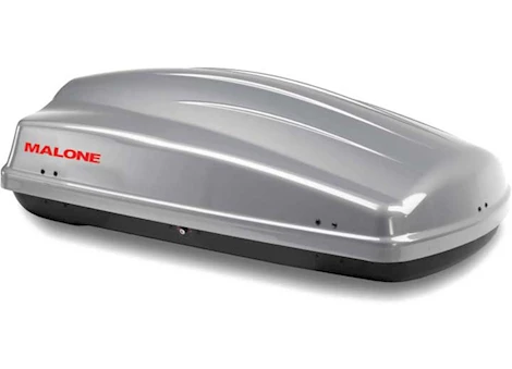 Malone Auto Racks Cargo12 Rooftop Cargo Box – 12 Cubic Feet, High Gloss Gray Main Image