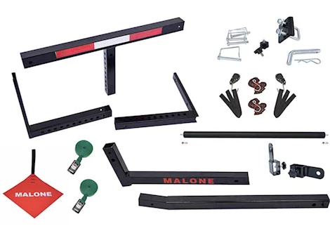Malone Auto Racks Axis Angler Truck Bed Extender with Load Roller Bundle Main Image