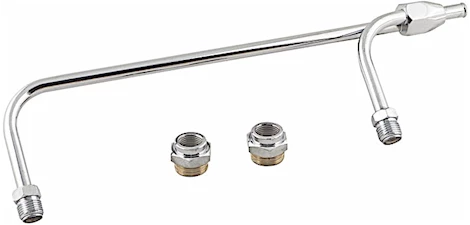 Mr. Gasket Co. CHROME GAS LINE KIT 3/8