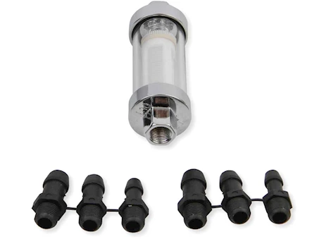 Mr. Gasket Co. CLEARVIEW FUEL FILTER UNIV