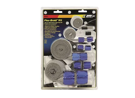 Mr. Gasket Co. Braided hose sleeving kit-blue Main Image