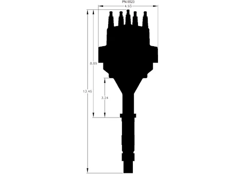 MSD Ignition DIST AMC V8 READYTORUN