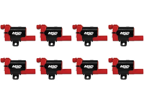 MSD Ignition COILS, GM LS TRUCK 99-07, 8-PACK