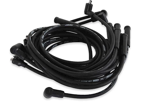 MSD Ignition 60-78 CORONET/FURY/CHARGER STREET FIRE WIRE SET, SOCKET, BLAC
