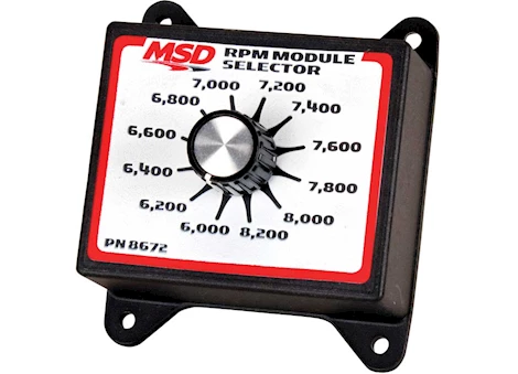 MSD Ignition RPM MODULE SELECTOR SWITCH, 6.0K-8.2