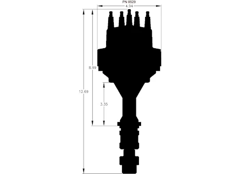 MSD Ignition OLDSMOBILE READY-TO-RUN DISTRIBUTO