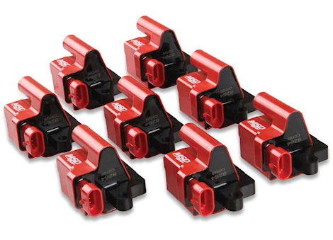 MSD Ignition 99-07 GM L-SERIES TRUCK BLASTER SERIES IGNITION COIL, RED, 8 PAC