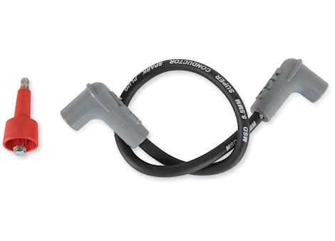 MSD Ignition Blaster 3 hei coil wire, super conductor, 18in long, 90 deg, blac Main Image