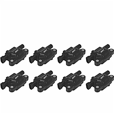 MSD Ignition 05-13 GM LS2/LS3/LS4 STREET FIRE IGNITION COILS, DIRECT BOLT-IN, BLACK, 8 PAC