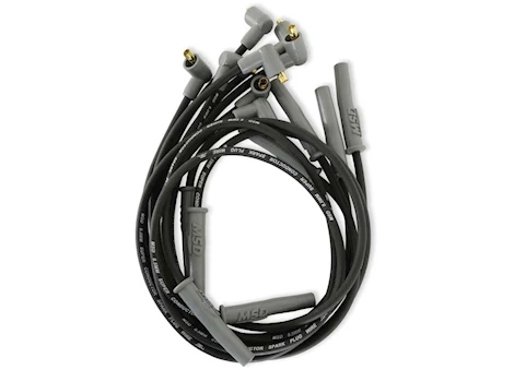 MSD Ignition Bbc super conductor wire set, socket, black jacke Main Image