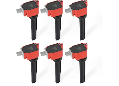 MSD Ignition 15-17 F150/EDGE ECOBOOST 2.7L V6 IGNITION COIL, RED, 6 PAC