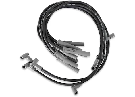 MSD Ignition 73-76 CHEVY C35/C15/C10 HEI SUPER CONDUCTOR WIRE SET, BLAC