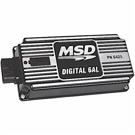 MSD Ignition Digital 6al ignition control/built-in adj rev limit control/blac Main Image