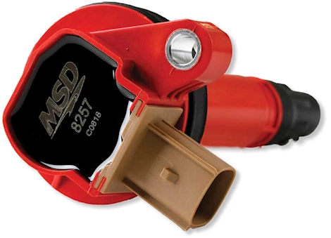 MSD Ignition 10-16 FORD ECOBOOST 3.54L V6 IGNITION COIL, 3-PIN CONNECTOR, RED, 6 PAC