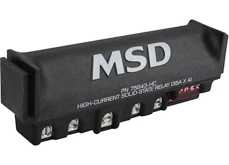 MSD Ignition High-current solid state relay 35ax4, blac Main Image