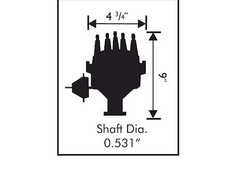 MSD Ignition FORD FE READY-TO-RUN DISTRIBUTOR