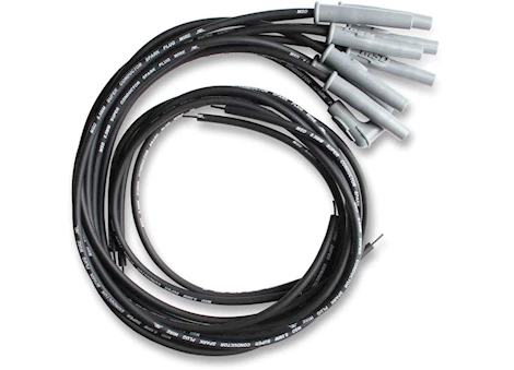 MSD Ignition SUPER CONDUCTOR WIRE SET, 8 CYL, MULTI-ANGLE HEI, UNIVERSAL, BLAC
