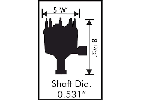 MSD Ignition FORD 5.0L PRO-BILLET DISTRIBUTOR