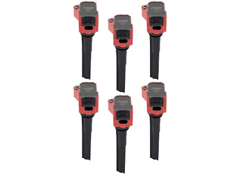 MSD Ignition 18-c ecoboost 2.7/3.0l v6 igntion coil, red, pack of 6 Main Image